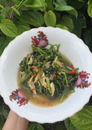 Foto resep Tumis kangkung ikan teri