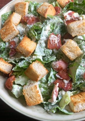 A picture of Yoghurt Caesar Dressing.