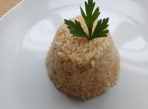 Una foto de Arroz pilaf