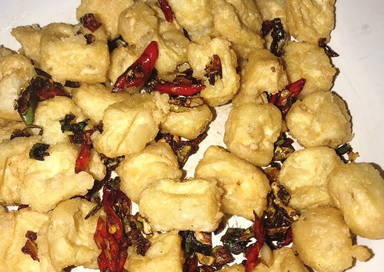 Tahu crispy cabe garam