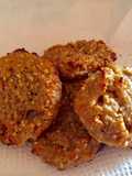 Galletas de mantequilla de maní y pipoca de amaranto