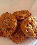 Galletas de mantequilla de maní y pipoca de amaranto