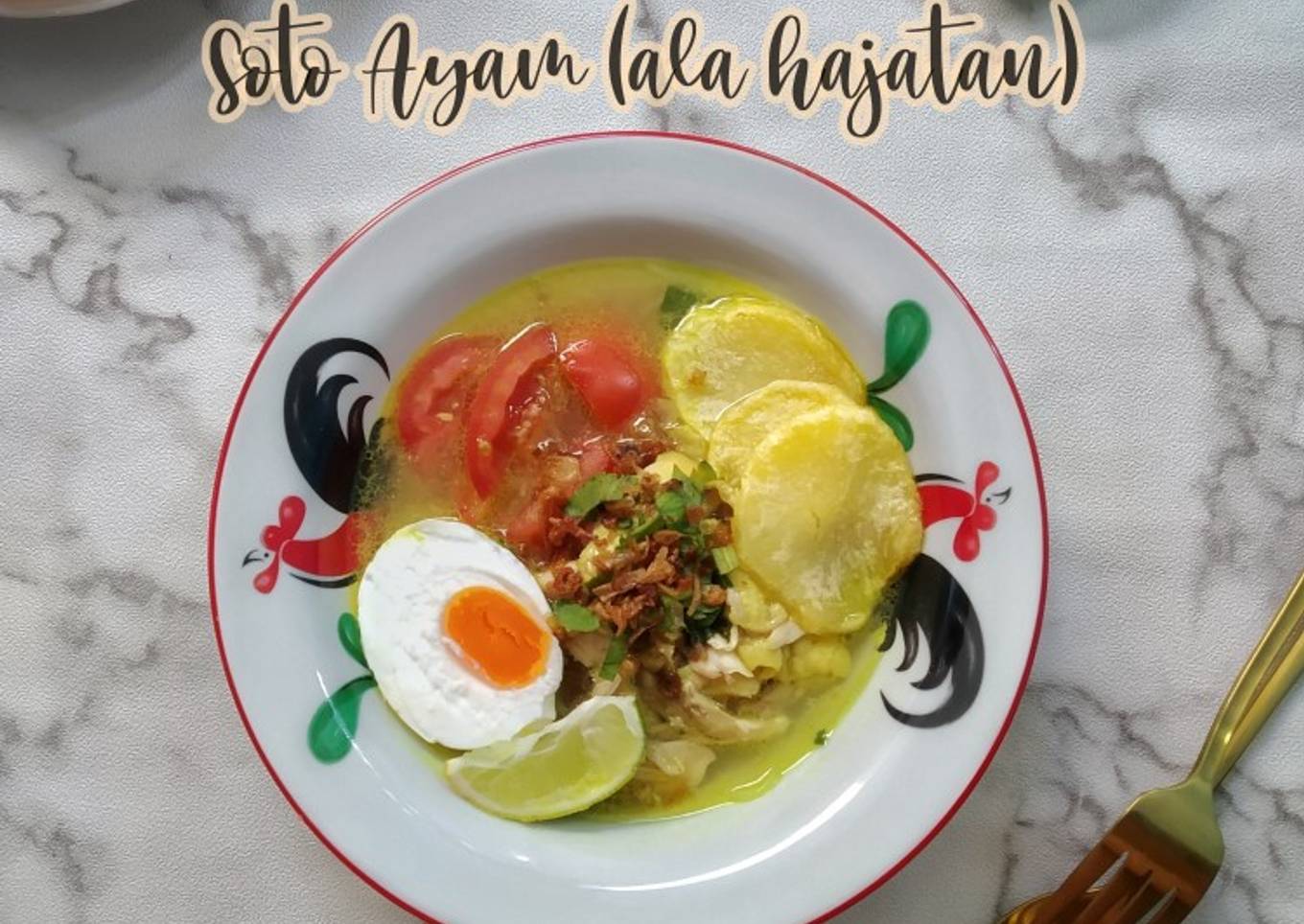 Soto Ayam ala hajatan