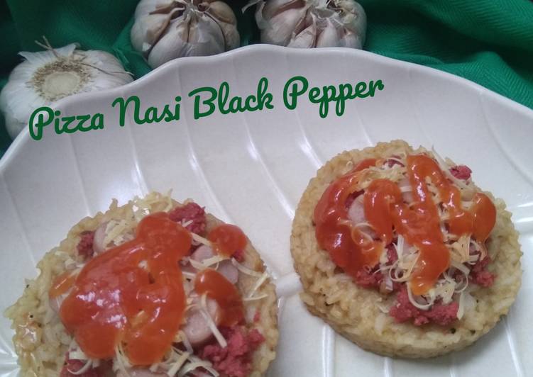 Pizza Nasi Black Pepper