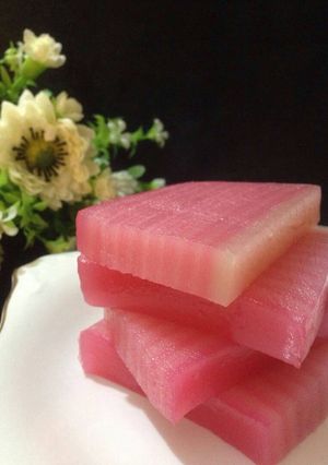 Foto resep kue Lapis Pink