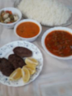 عکسی از دستور چلو شامی کباب