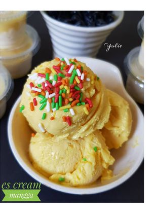 Foto resep Es cream mangga