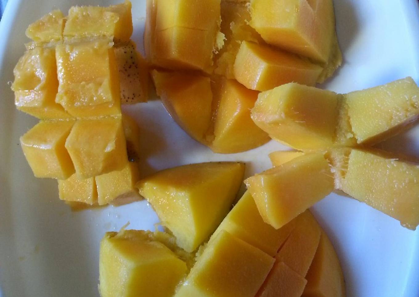 Mango fruit cut# my mum's contest#