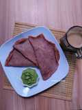 Red Spinach Onion Dosa