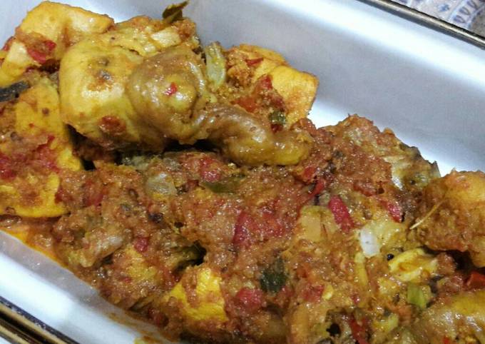 Resep Ayam Bumbu Rujak non MSG Anti Gagal