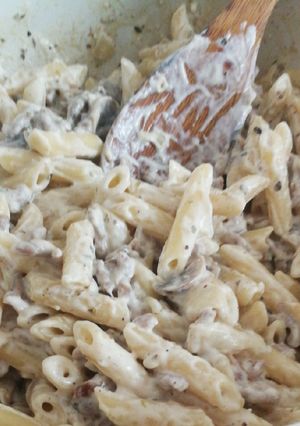 Una foto de Macarrones Philadelphia