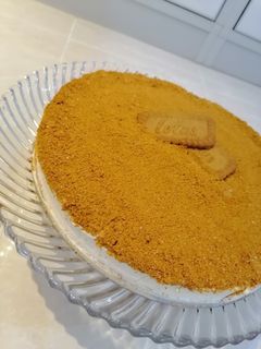 صورة لوصفة تشيز كيك اللوتس😋🧡