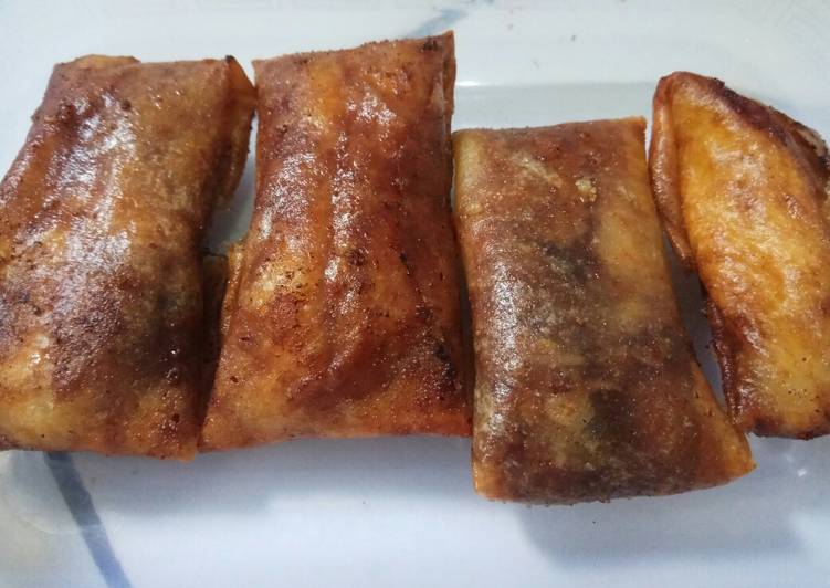 Pisang Coklat Keju Crispy