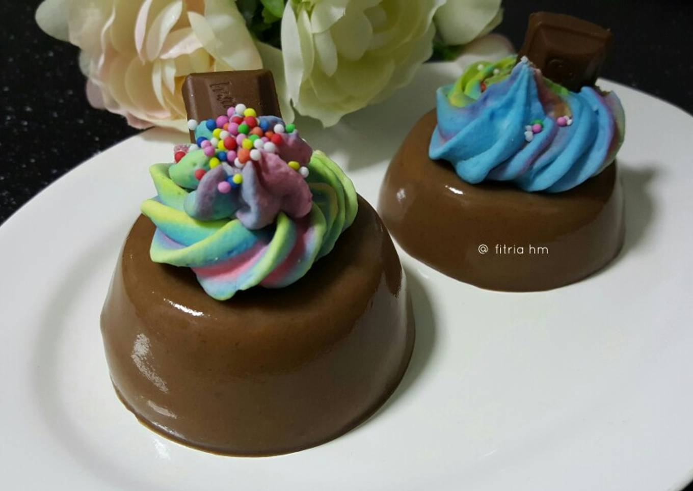 Whole Wheat Brownies Pudding