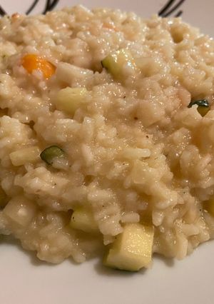 Vegán zöldséges rizottó recept fotója