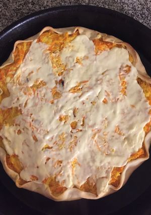 Una foto de Tarta de zanahoria y cebolla