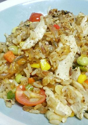 รูปของ Jewel fried rice(สูตรลดความอ้วน)