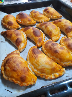Una foto de Empanadillas de bacon y bechamel
