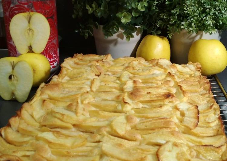 Tarta de manzana gigante