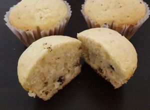 Una foto de Cupcakes con trozos de chocolate 🧁🧁🧁