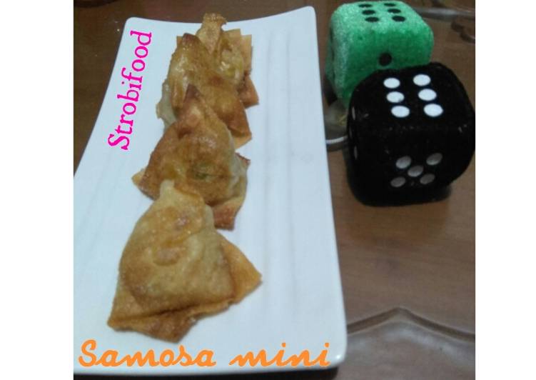 Bagaimana Membuat Samosa Mini, Enak Banget
