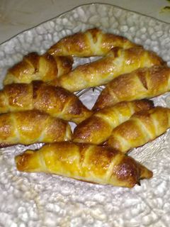 Una foto de Croisants de chocolate súper rápidos