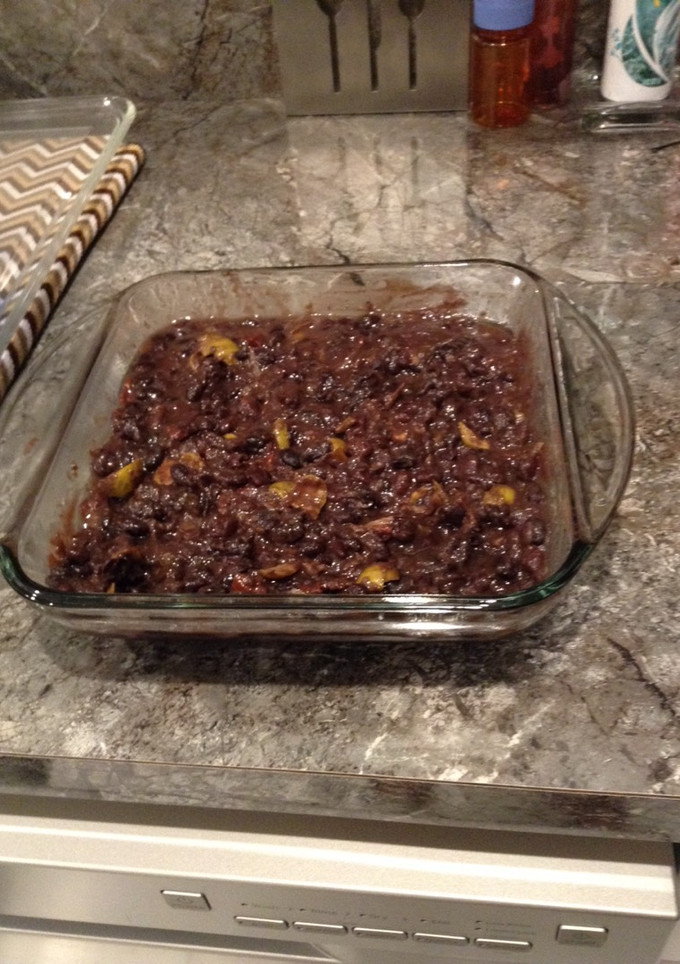Una foto de Potaje de frijoles negros