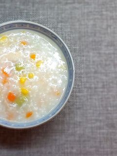 Foto resep Bubur ayam pelangi