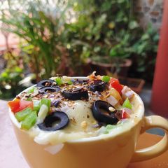 Make Instant Pizza In A Mug | 1 Minute Recipe A picture of Make Instant Pizza In A Mug | 1 Minute Recipe.