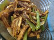 A picture of baby corn manchurian