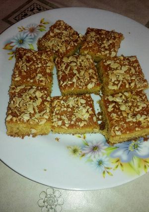 صورة لوصفة بسبوسة (خبز تونسي)