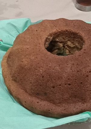 Una foto de Torta de berenjena dulce