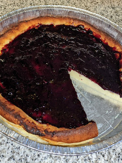 Una foto de Tarta de queso de Burgos al horno