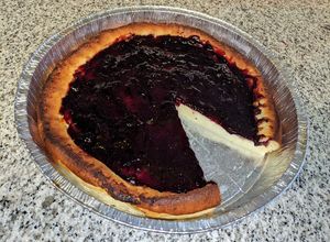 Una foto de Tarta de queso de Burgos al horno