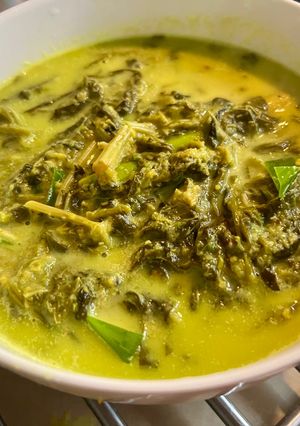 Gambar Pucuk Ubi Masak Lemak cili padi
