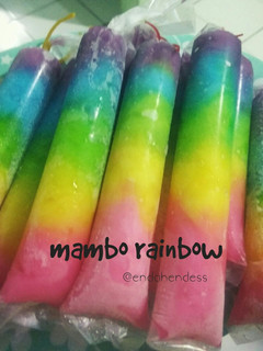 Foto resep Es mambo jelly rainbow ceria 🌈