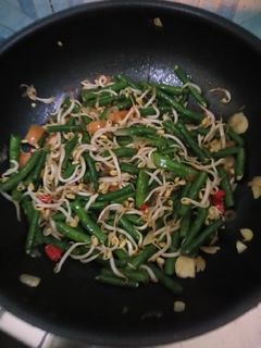 Foto resep Cah kacang panjang + toge