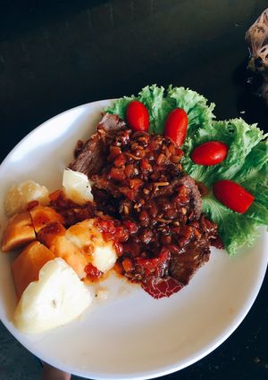 Hình của món Bò bít tết-giảm cân.