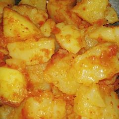 A picture of Navratri fast potato.