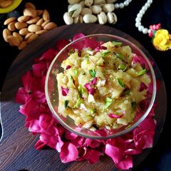 A picture of Curd Halwa.