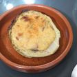 Col rellena de bechamel con bacon