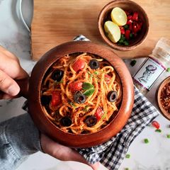 A picture of Slow Roasted Tomato Spaghetti.