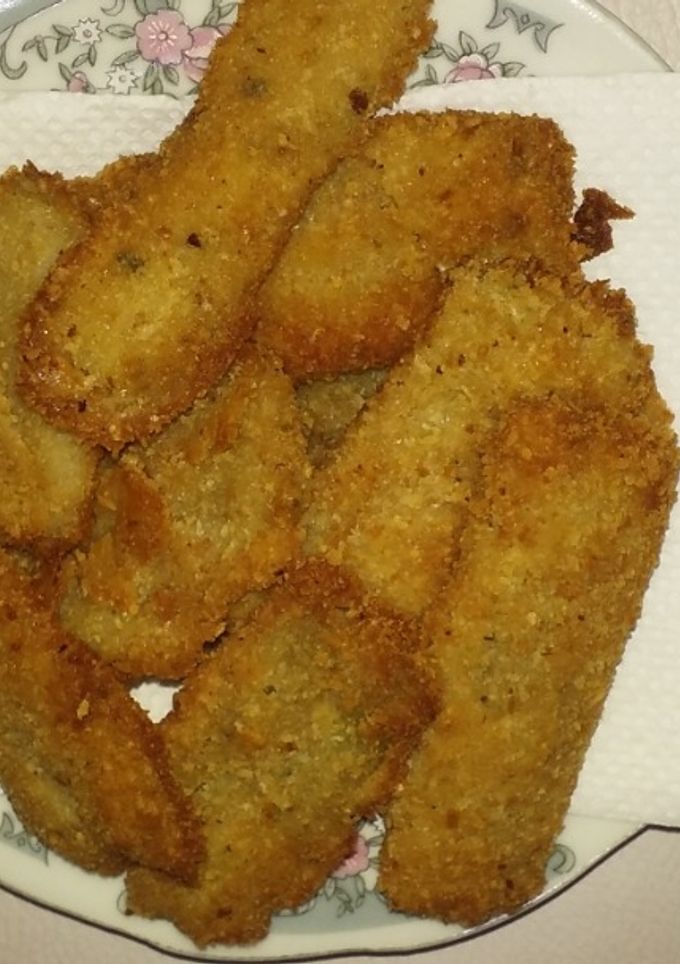 Una foto de Pencas de Acelga Rebozadas