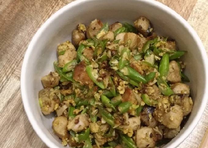 Langkah Mudah untuk Membuat Tumis Makarel dan Buncis rasa Mala dan Cakalang yang Enak Banget