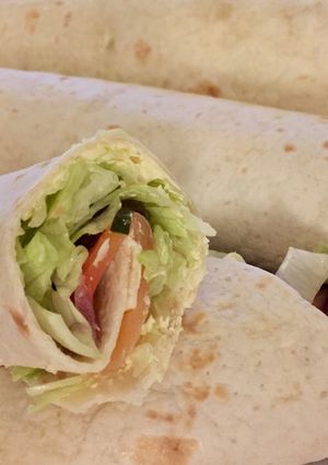 Foto principal de Wrap rápido de salmón ahumado
