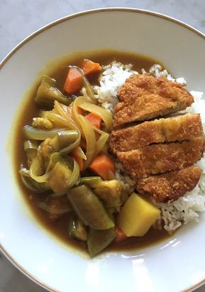 Foto resep Pork Katsu Curry Rice