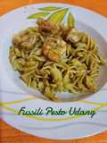 Fusilli Pesto Udang