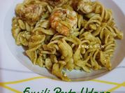 Gambar fusilli pesto