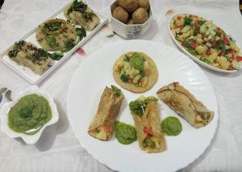 Without Fail Make Recipe Satvik salsa in vrat special Platter Savory Delicious