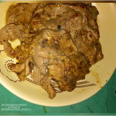 A picture of Thin Slices of Tenderloin with Homemade Rub.